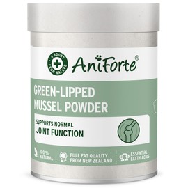AniForte Green Lipped Mussel for Dogs and Cats 500g Powder - 100% Natural Joint Supplement with Glucosamine, Lipids, Omega-3 Fatty Acids, Minerals and Amino Acids