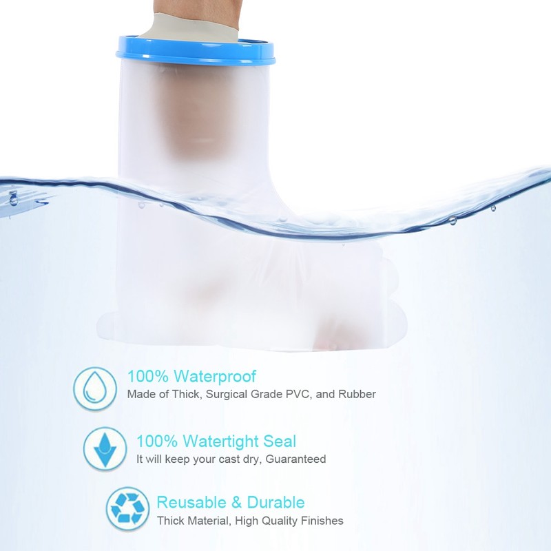 Water Resistant Ankle Protector Soft Comfortable Watertight Seal Ankle Cover