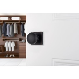 BRINKS – Contemporary Non-Locking Interior Ball Door Knob, Tuscan Bronze - Designed for Sleek and Modern Homes and Blends Seamlessly with Interior Décor (E2426-150)