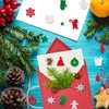 Aflyu 384 Pieces Christmas Foam Stickers Self Adhesive Christams Foam