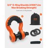 VEVOR Heavy Duty Tow Strap Recovery Kit 3 in x