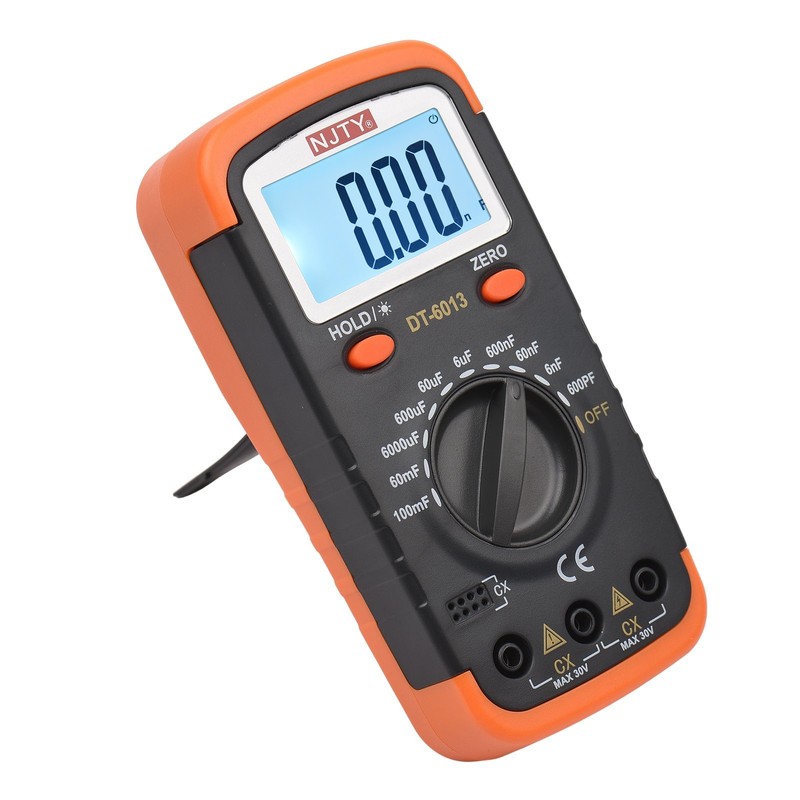 NJTY Digital Capacitance Meter with LCD Backlight Display 600pF to