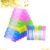 Beavorty 100pcs Refillable Lip Balm Tubes Clear Lip Gloss Containers