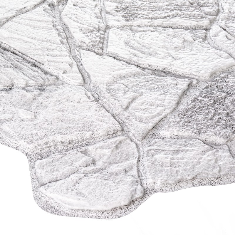 Dundee Deco 3D Wall Panels - White Grey Faux Stone