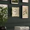 JONES CLOCKS® Rialto Wall Clock | Scroll Vintage Square Clock