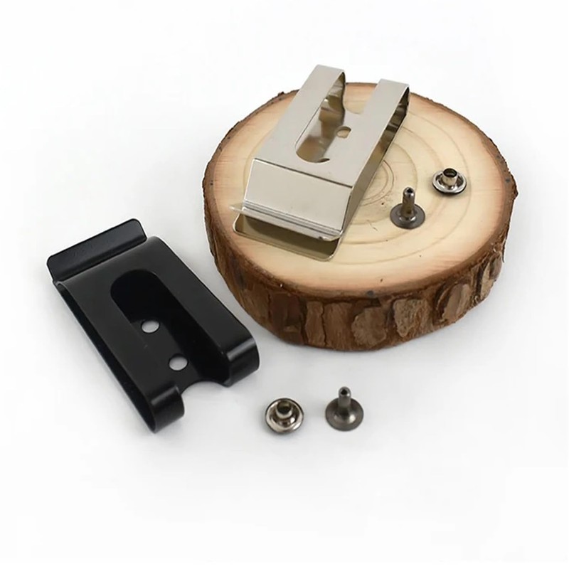 ArrErr 6 Pack Sheath Belt Clip with Mount Rivet Belt