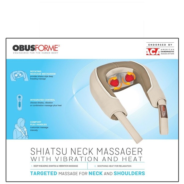 ObusForme SHIATSU AND VIBRATION NECK MASSAGE WITH HEAT