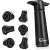 AHN Wine Saver Vacuum Pump with 6 Vacuum Wine Bottle