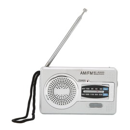 Portable Radio, AM FM Transistor Radio Built in Speakers DSP Chip Mini Pocket Radio for Home Travel Camping Entertainment Emergency