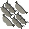 Caltric Front Rear Brake Pads for Yamaha XVS1300 V-Star 1300