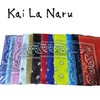 [Kai La Nalu] Bandana, 3 Color Set, Large Handkerchief, Lunch