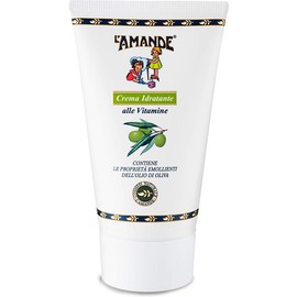 L'AMANDE - Moisturising body cream for men and women, 100 ml, for all skin types, after bathing or showering, with vitamin and against skin ageing and vitamin C for collagen formation