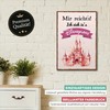 ARTFAVES® Wooden Sign with Saying ‘Ich mag bekloppte Menschen’ |