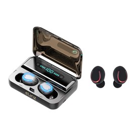 Birthday Gift Idea for Teens Elinz Bluetooth 5.0 Wireless Earbuds Earphone TWS Mini Lightweight Headphone for Men, Women with Noise Reduction Mic, IP65 Waterproof, 1 Year Warranty