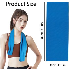KBCYRT 2pcs Cooling Gym Towel – Super Absorbent & Quick Dry Microfiber Towel for Workouts, Sports, Yoga & Fitness – Lightweight & Portable