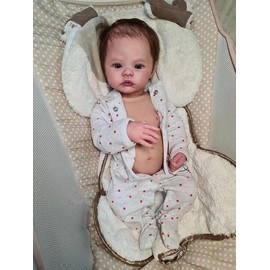 Anano Realistic Baby Dolls Silicone Full Body 18 Inch Soft Life Like Newborn Baby Dolls Girls That Look Real Babies Lifelike Reborn Waterproof Baby Doll Alive Washable