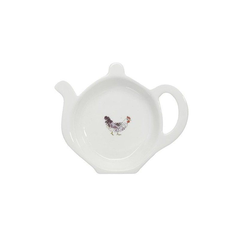 Sophie Allport Fine Bone China Tea Tidy - Chickens