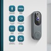 1080p Wireless Smart Doorbell Camera With Free Chime, AI Human