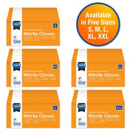 Inspire Nitrile Exam Gloves | THE ORIGINAL Quality Stretch Nitrile Cobalt Blue | 4.5 Gloves Disposable Latex Free Medical EMT (Case Of 1000, XXL (Pack of 1000))