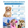 Lullu 14 Kit Pulizia Denti Cane, Ablatore Tartaro Ultrasuoni Cani