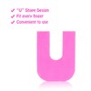 Outus 150 Pieces U Shape Nail Polish Protector Guards Spill