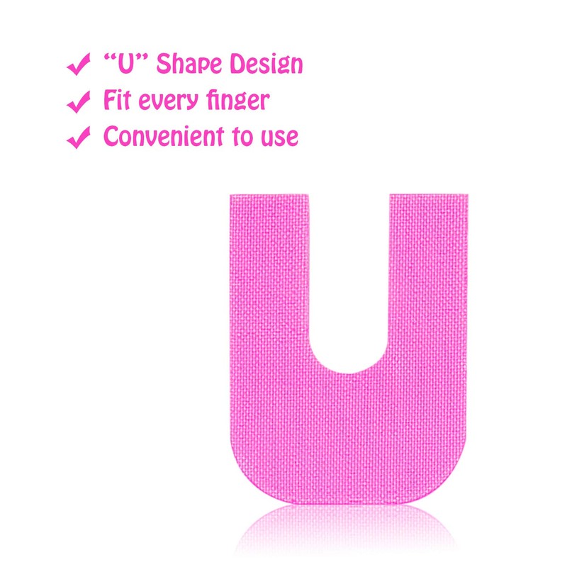 Outus 150 Pieces U Shape Nail Polish Protector Guards Spill