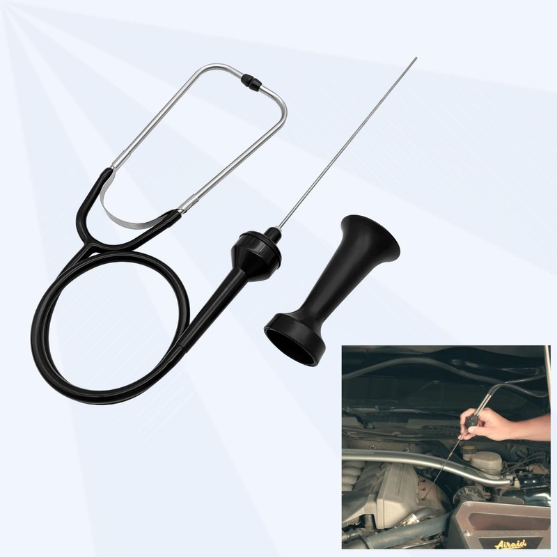 ZKTOOL Mechanics Stethoscope – 3 Piece Automotive Stethoscope Kit Car