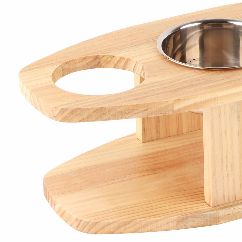 Outdoor Wine Table Portable Wine Picnic Table Wooden Wine Holder