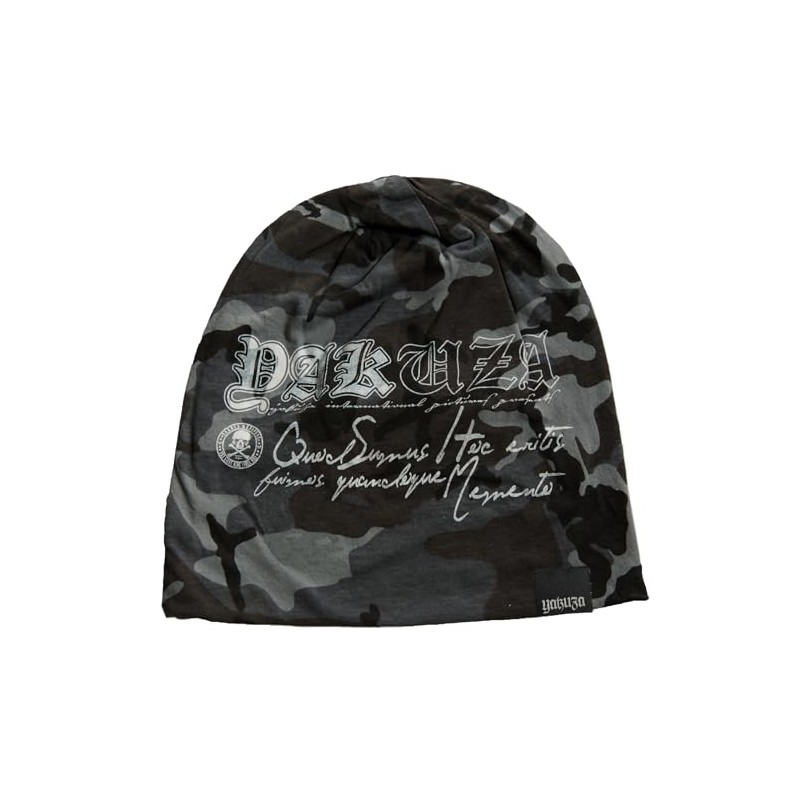 Yakuza Unisex Rookie Beanie Mütze, Camouflage Grey, Einheitsgröße