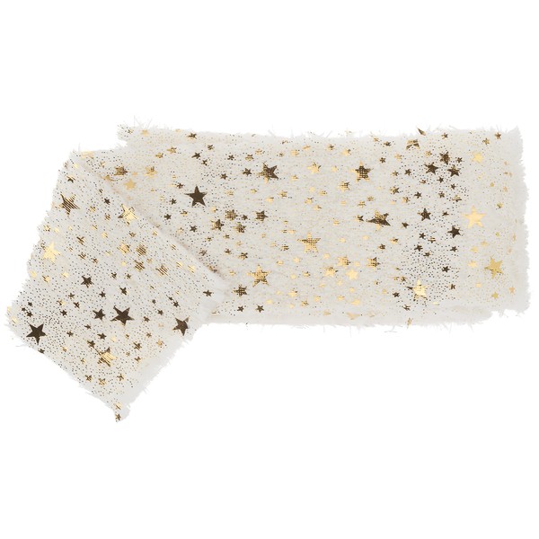 VBS Faux Fur Ribbon Stars 10 x 150 cm
