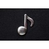 Miniblings Notes brooch pin badge music eighth note silver note