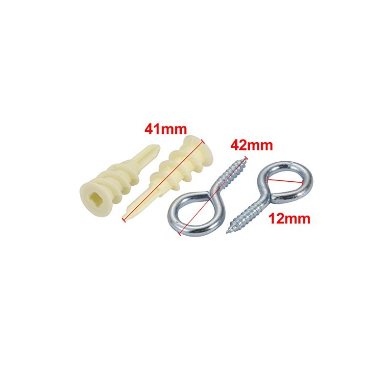 uxcell 5Pcs Self Drilling Drywall Anchor 12mm Inner Dia Zinc