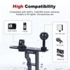 Mechrig Multi-Functional Camera Mount for GoPro/Insta360, Aluminum Alloy Handheld Stabilizer