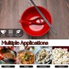 FISDEN 10 Pack Miso Soup Bowl with Spoon, Unbreakable Melamine