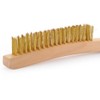 MAXMAN Brass Brush, Soft Brass Bristle, Wire Brushes for Cleaning