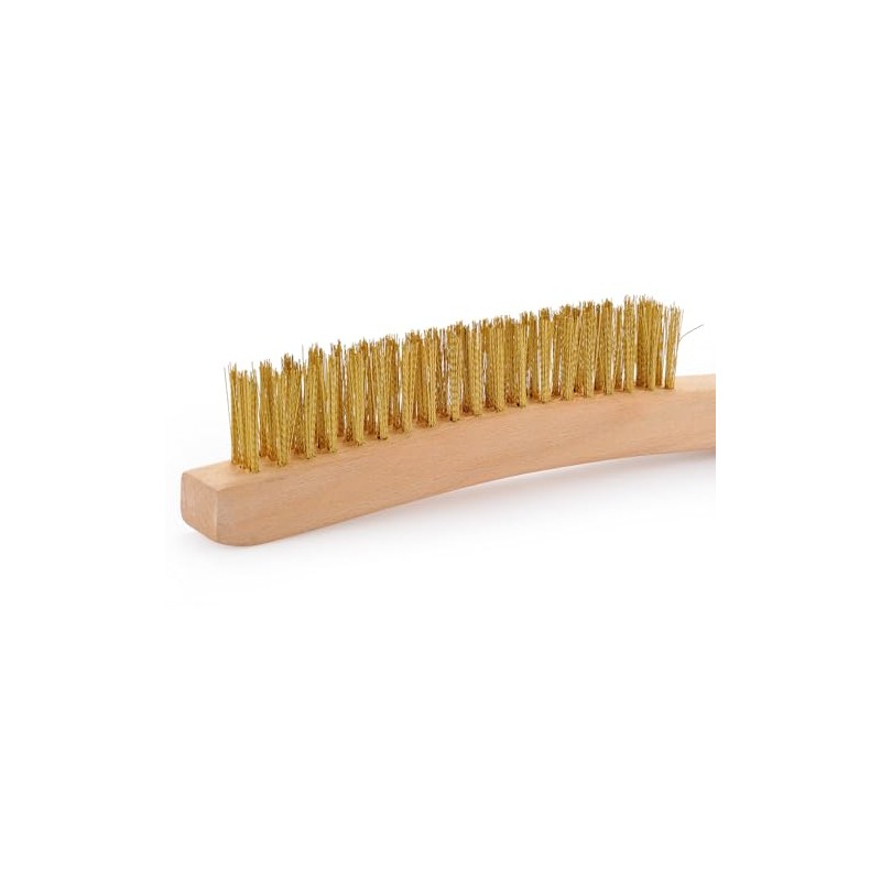 MAXMAN Brass Brush, Soft Brass Bristle, Wire Brushes for Cleaning