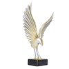 Eagle Abstract Figurine Decorative Resin Geometric Surface Animal Wing Sculpture