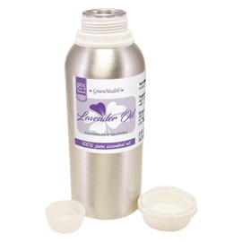 Lavender (Bulgarian) Essential Oil - 8 fl oz - Aluminum Bottle w/Locking Cap - GreenHealth