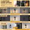 GAAZIE Motion Sensor Outdoor Wall Light Black 2-Lighting Exterior Lighting