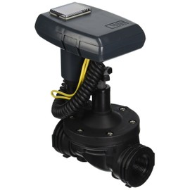DIG ECO1ILV.075 Single Station Solar Powered Irrigation Controller Mounted on a 3/4" Inline Valve