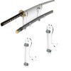 QIXIN Sword Stand, Sword Hook, Two-Layer Wall-Mounted Samurai Sword Stand