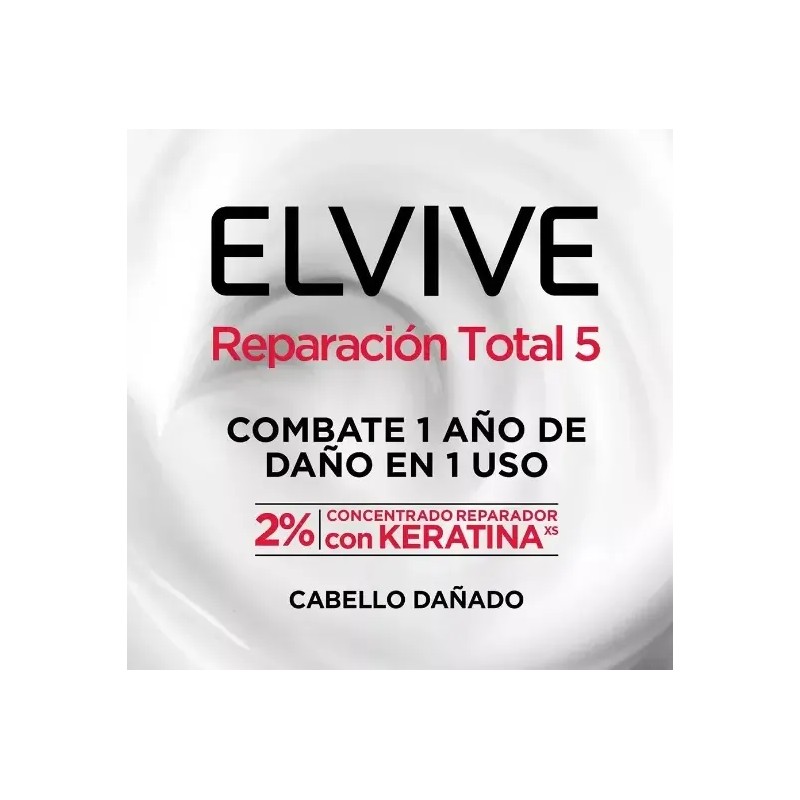 Shampoo Reparación Total 5 680ml Elvive Repara Fortalece Y Protege