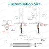 Aolemi Bathroom Faucet Single Hole,Single Handle Bathroom Sink Faucet with