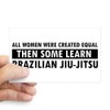 CafePress Brazilian Jiu Jitsu Design Rectangle Bumper Sticker Car Decal