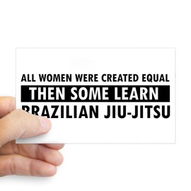 CafePress Brazilian Jiu Jitsu Design Rectangle Bumper Sticker Car Decal