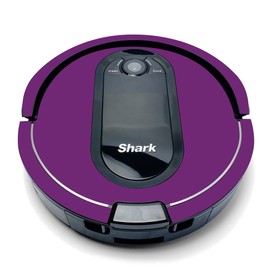 MightySkins Compatible with Shark Iq Robot Top Only Coverage - Solid Purple | Protective, Durable, and Unique Vinyl Decal Wrap Cover | Easy to Apply, Remove, and Change Styles | Made in The USA