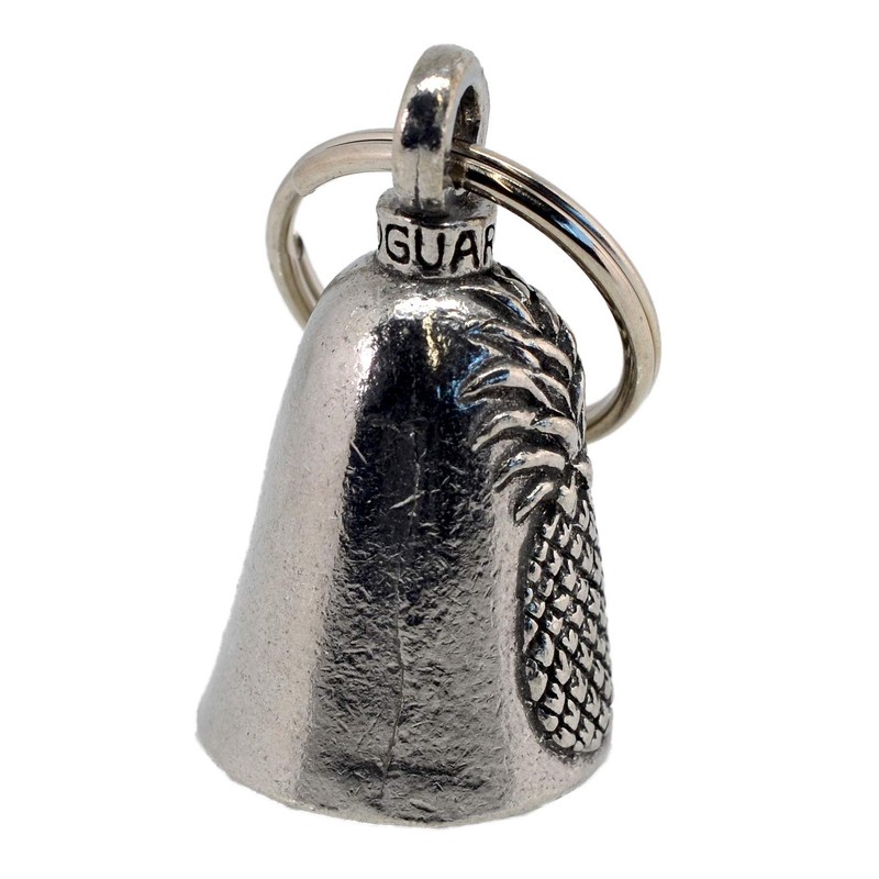 Guardian Bell USA AMGB-159 Pineapple Biker Amulet Keychain Traffic Safety