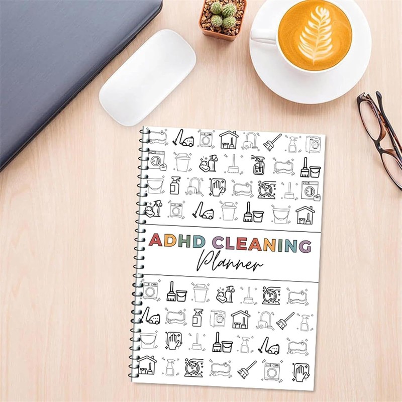 ADHD Cleaning Planner, Household Cleaning Schedule and Checklist Management, Daily