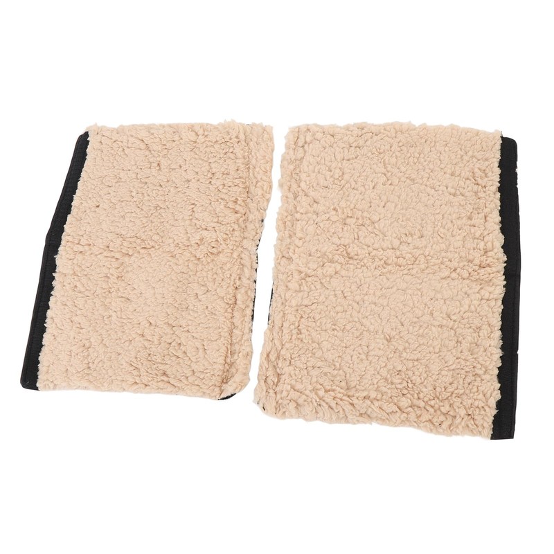 Sheepskin Fleece Armrest Cushion for Comfort Protecting Arms and Elbows