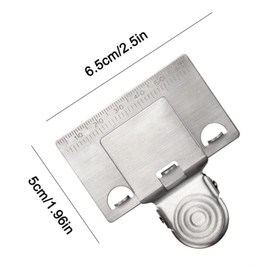 Measuring Tape Clip, Tape Measure Holder, Measuring Tool, Fixing Tape Measure, Stainless Steel, Measuring Tape Clamp, For Corners, Industrial Use, Construction Ruler, Convenient Goods